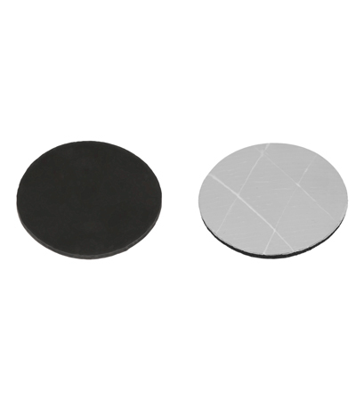 Antirutsch-Pads, selbstklebend, schwarz, Ø 42 mm, Stärke: 3 mm (12 Stk.)